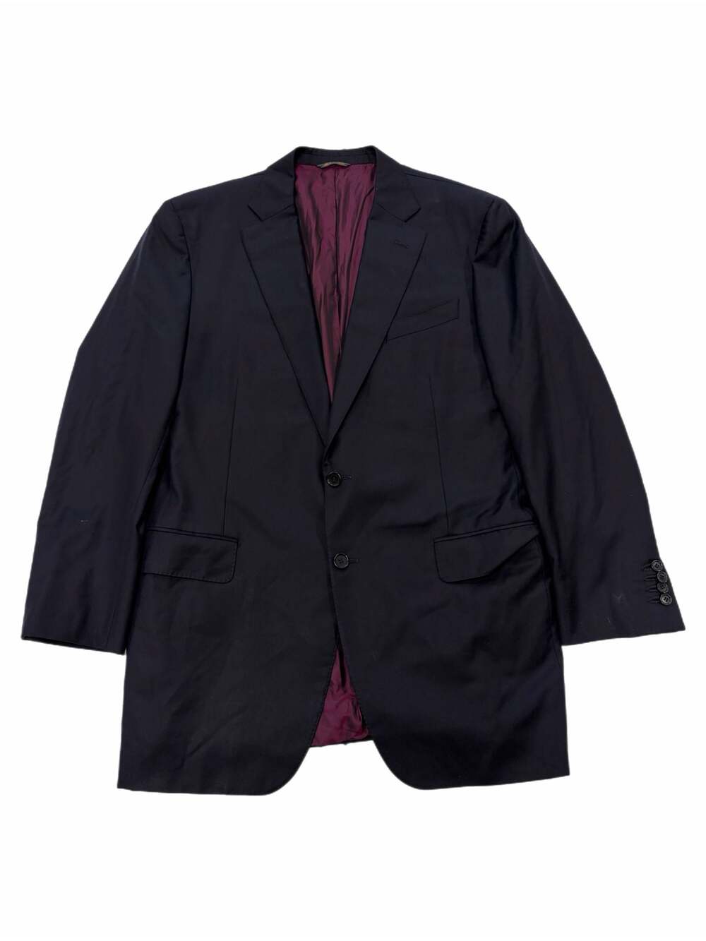 Trussini Linea Nuova Lana Super 100's Wool Blazer Jacket Size 56